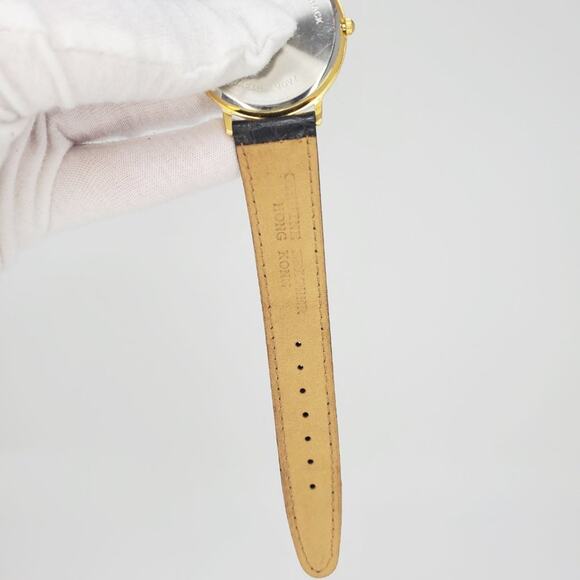 Disney Mickey Mouse Dual Dial Watch Gold Black Band H2F - Picture 11 of 14